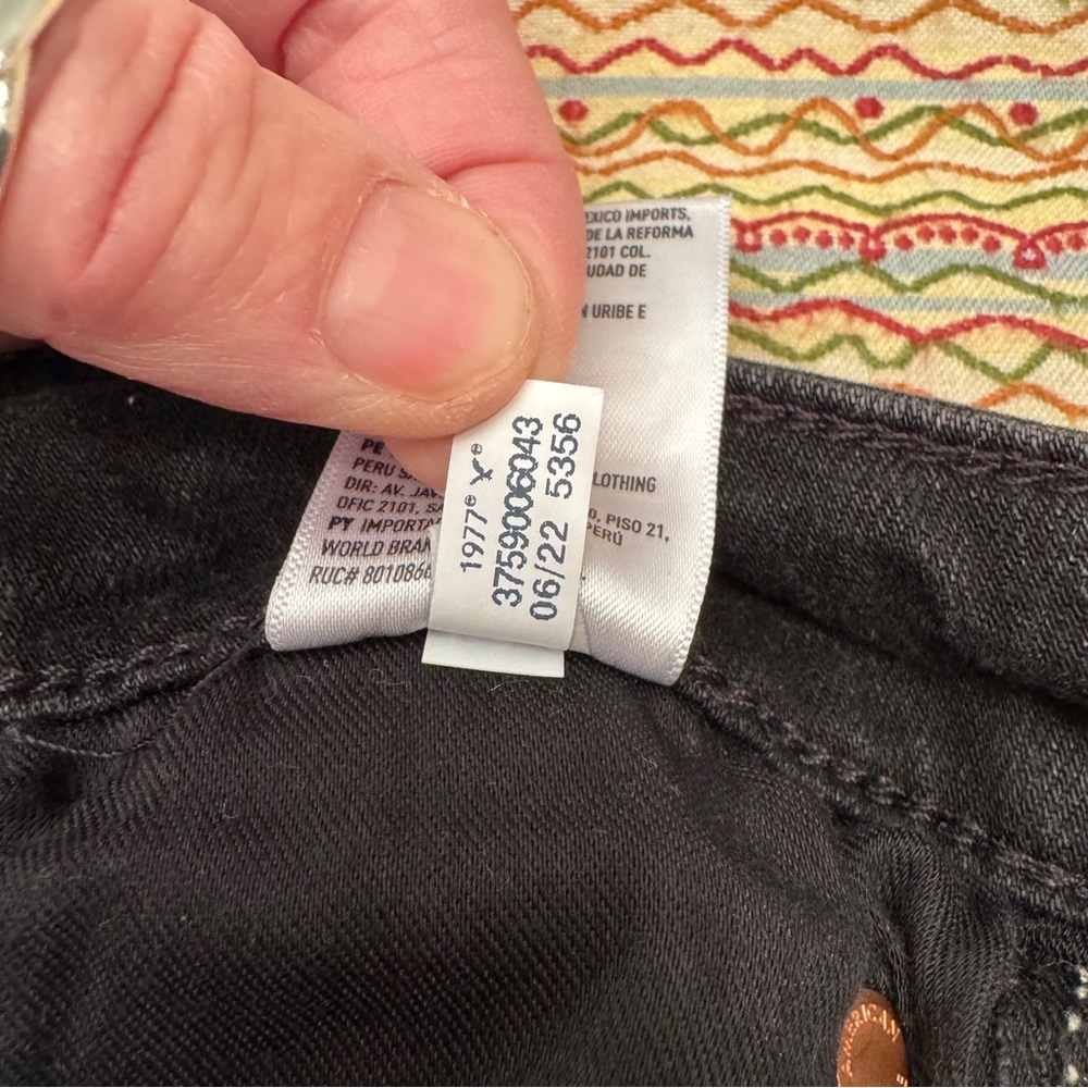 American Eagle Outfitters Men's Black Airflex+ Straight Jeans 31x30 - Picture 9 of 11